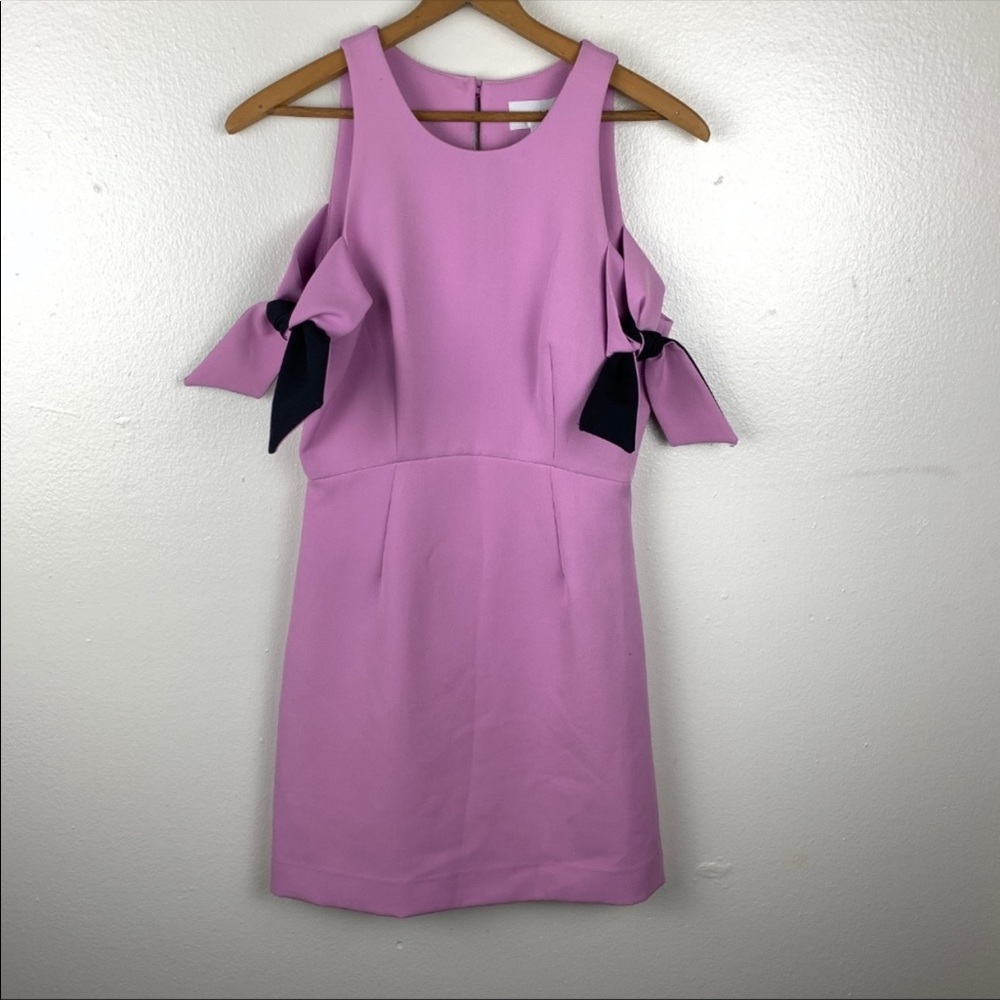 Milly Cold Shoulder Madison Lavender Dress